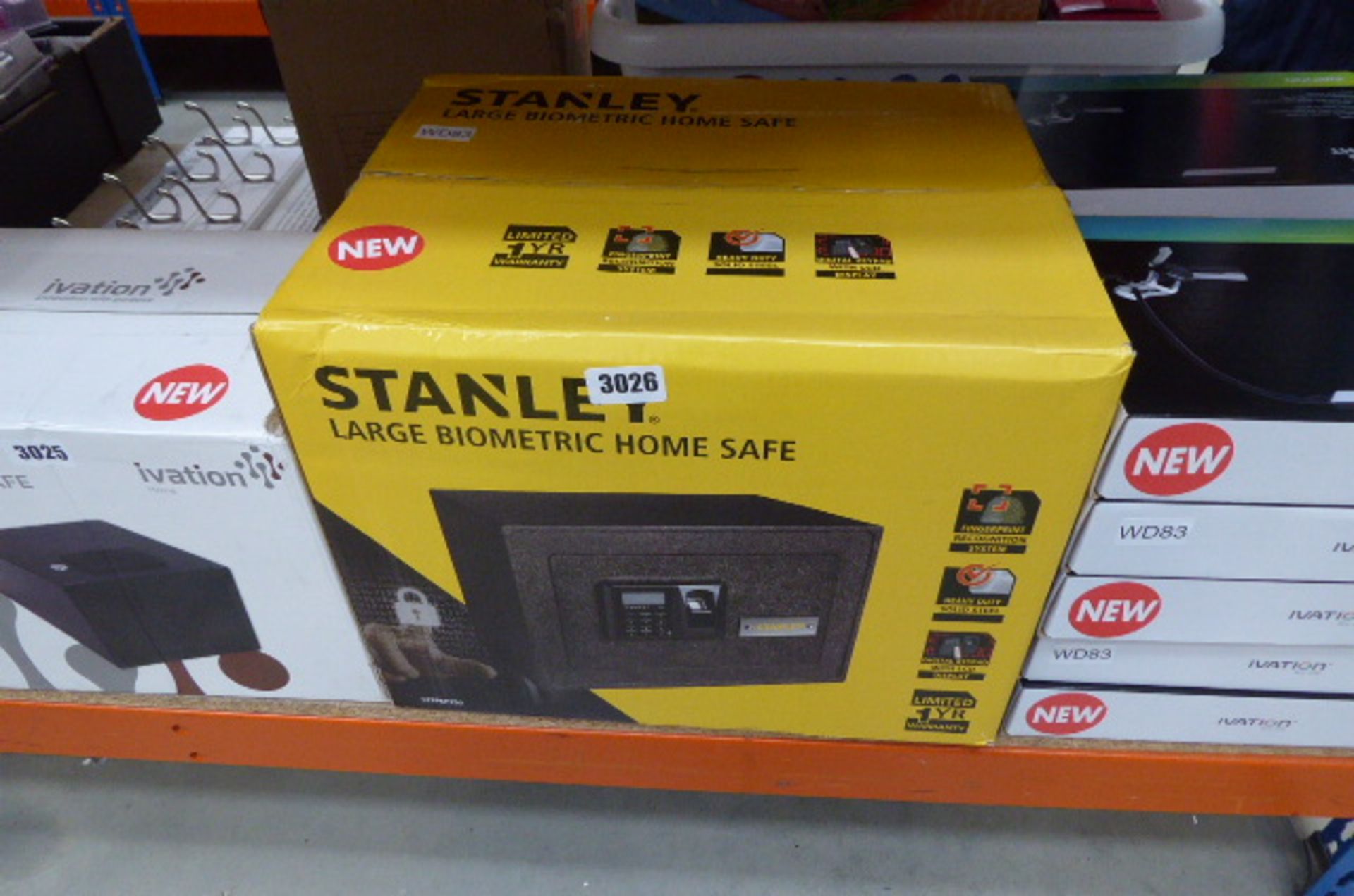 Stanley large biometric home safe