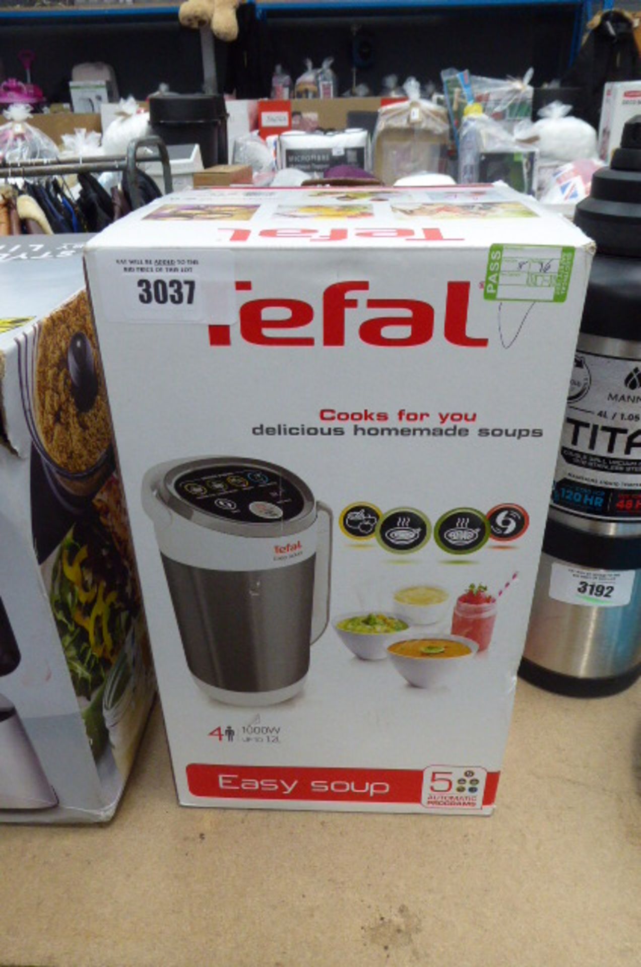 Boxed Tefal easy soup maker