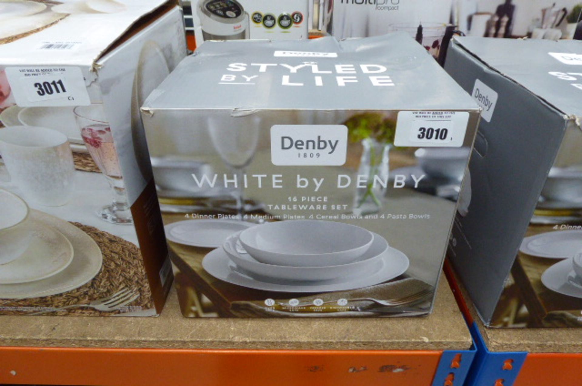 Boxed Denby tableware set