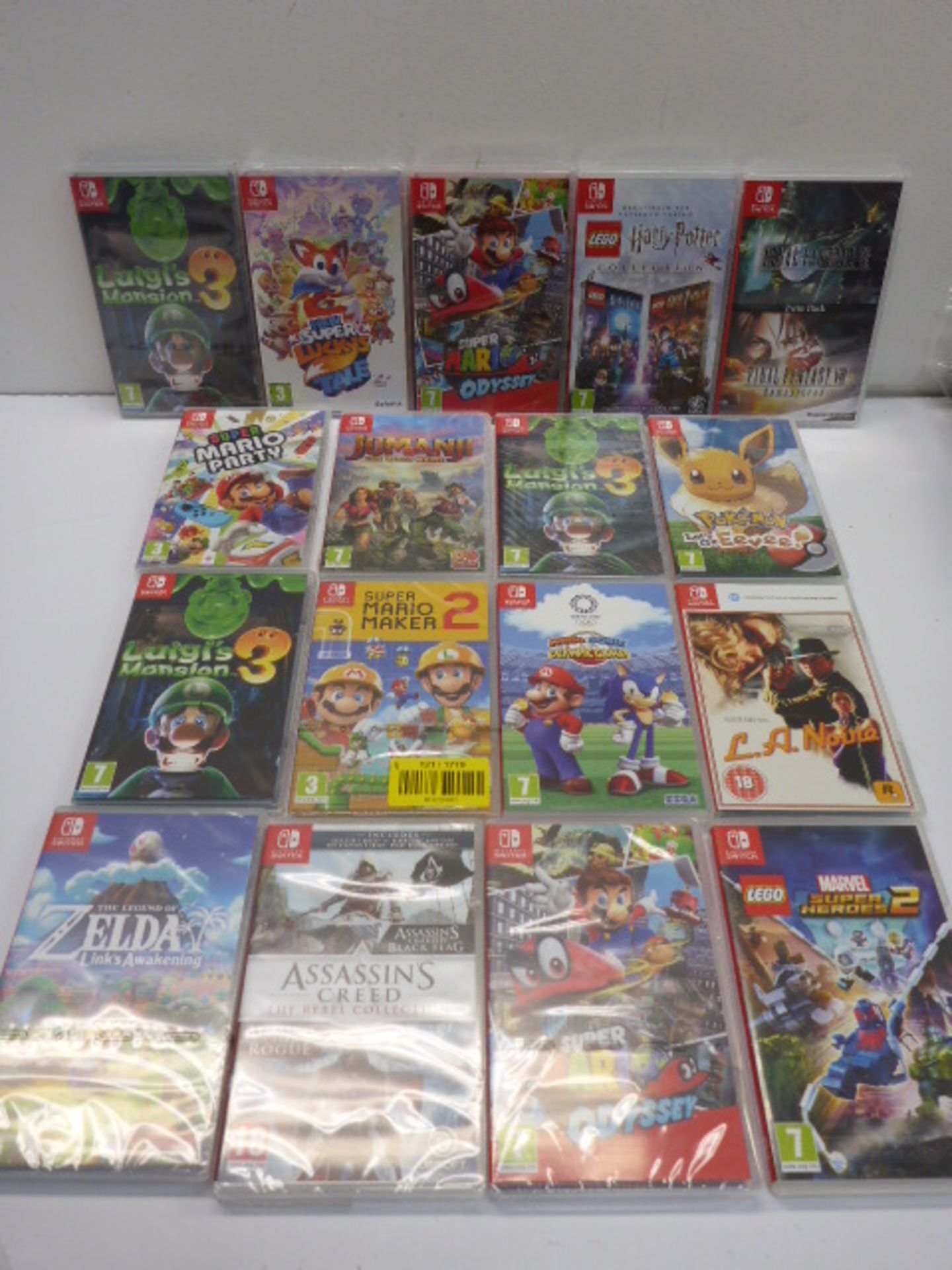 17x Switch games