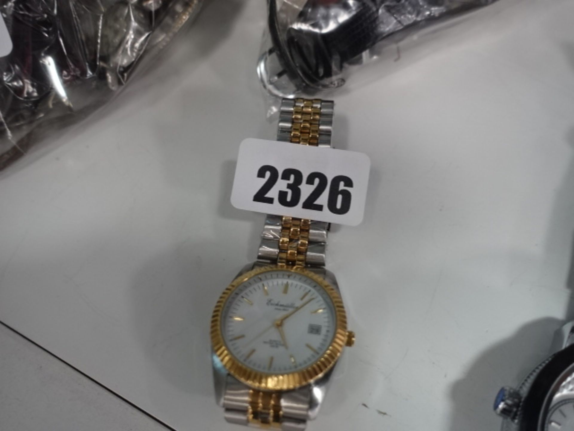 Eichmuller quartz wristwatch with stainless steel strap