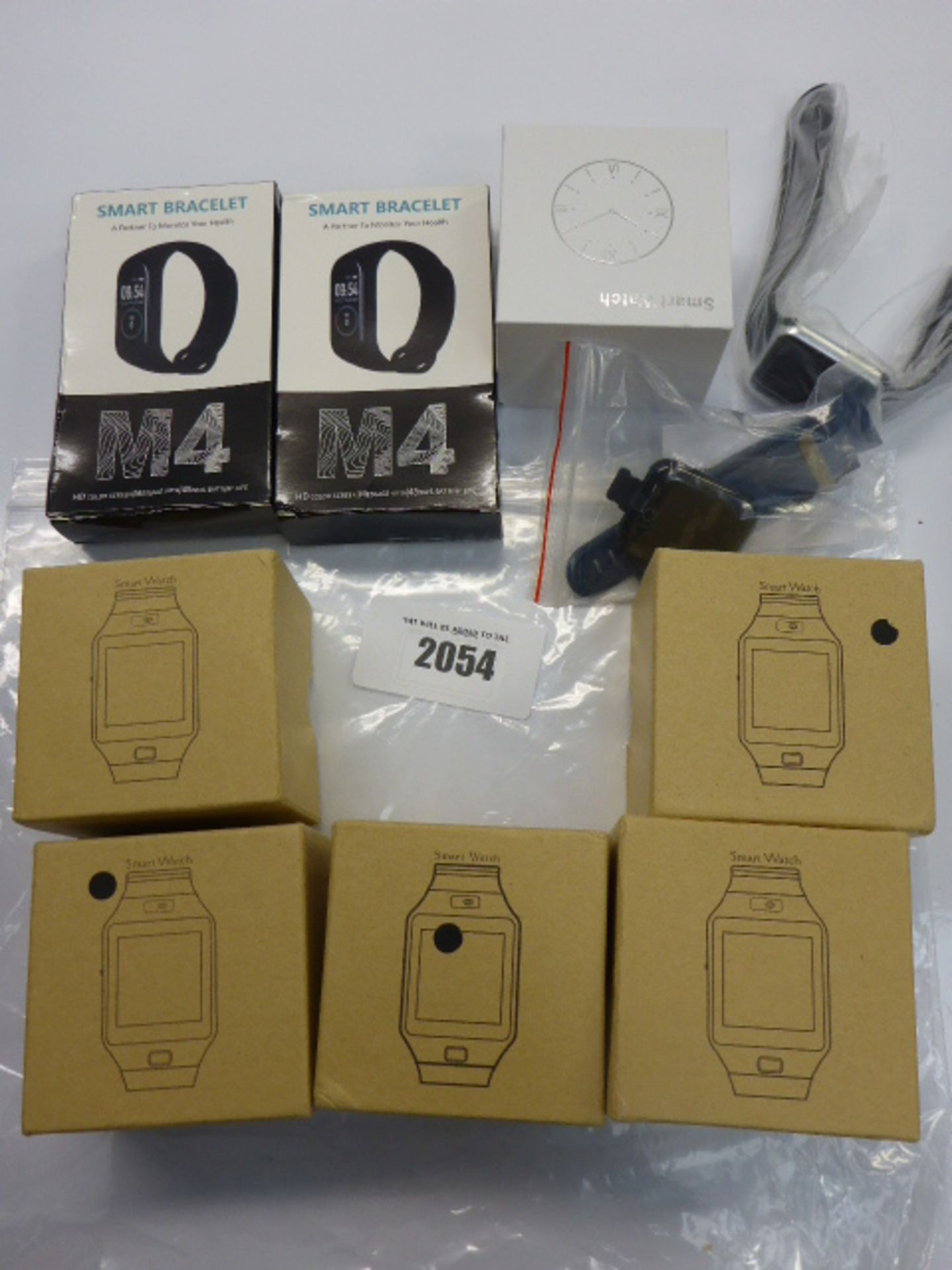 Quantity of various smart watches