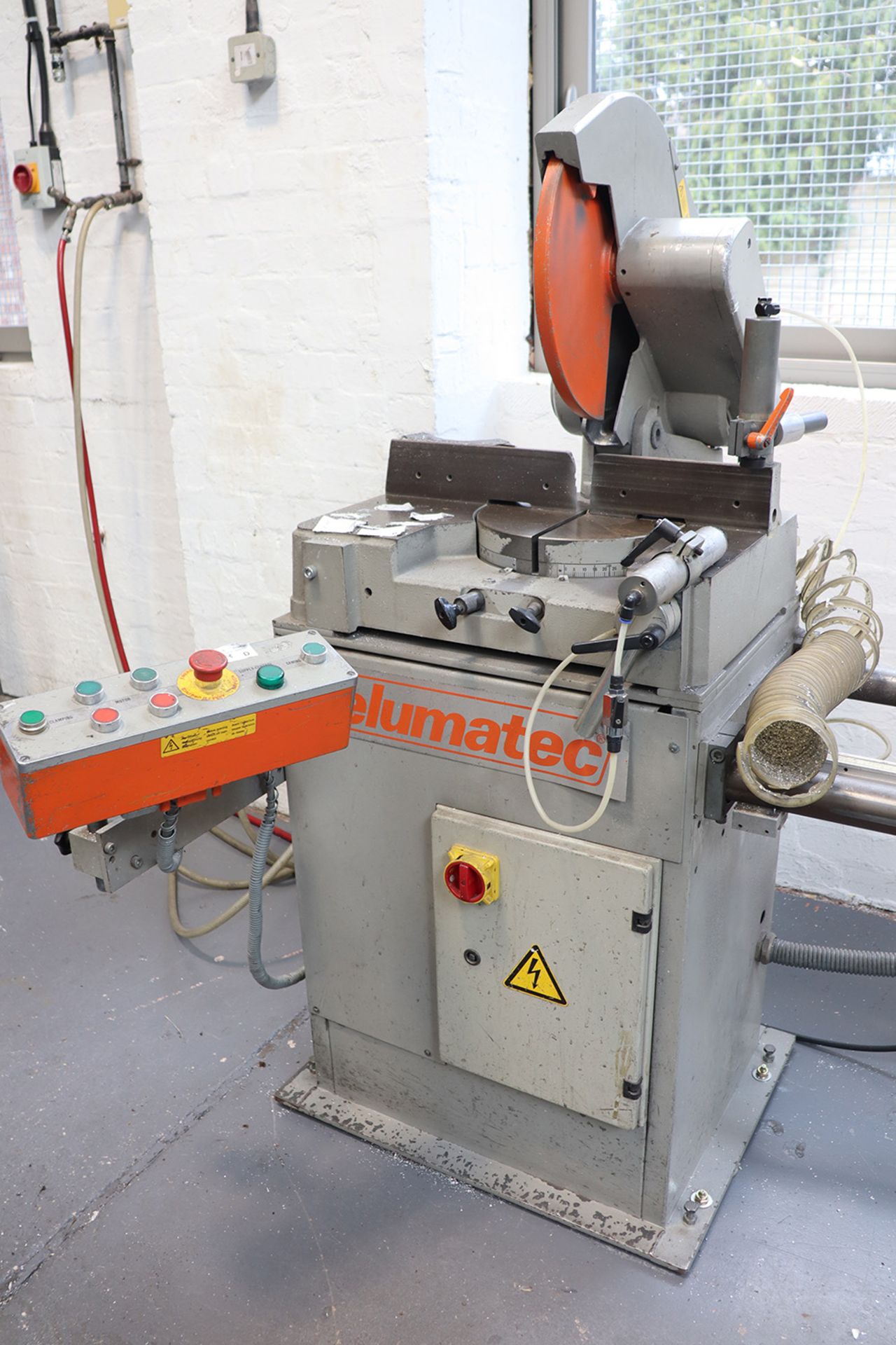 Elumatec DG 79 double head saw with 3m travel, year April 1992, serial No. 31008 - Image 4 of 6