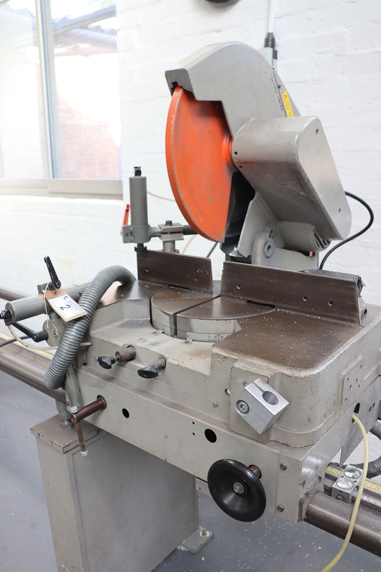 Elumatec DG 79 double head saw with 3m travel, year April 1992, serial No. 31008 - Image 3 of 6