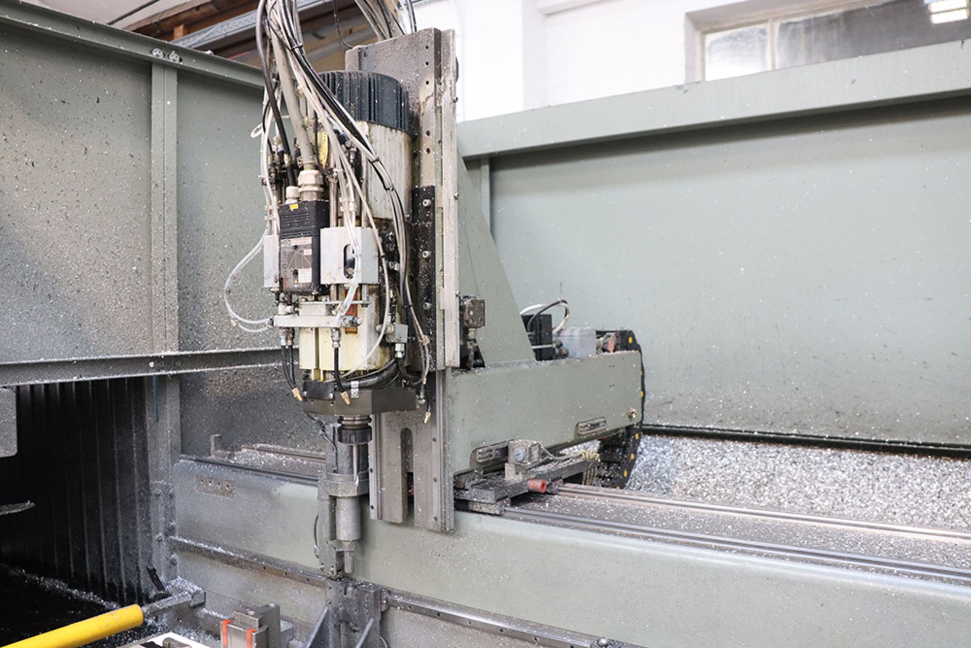 Emmegi Phantomatic T4A CNC profile drilling and cutting machine with SAB 2001 digital control, - Image 3 of 10