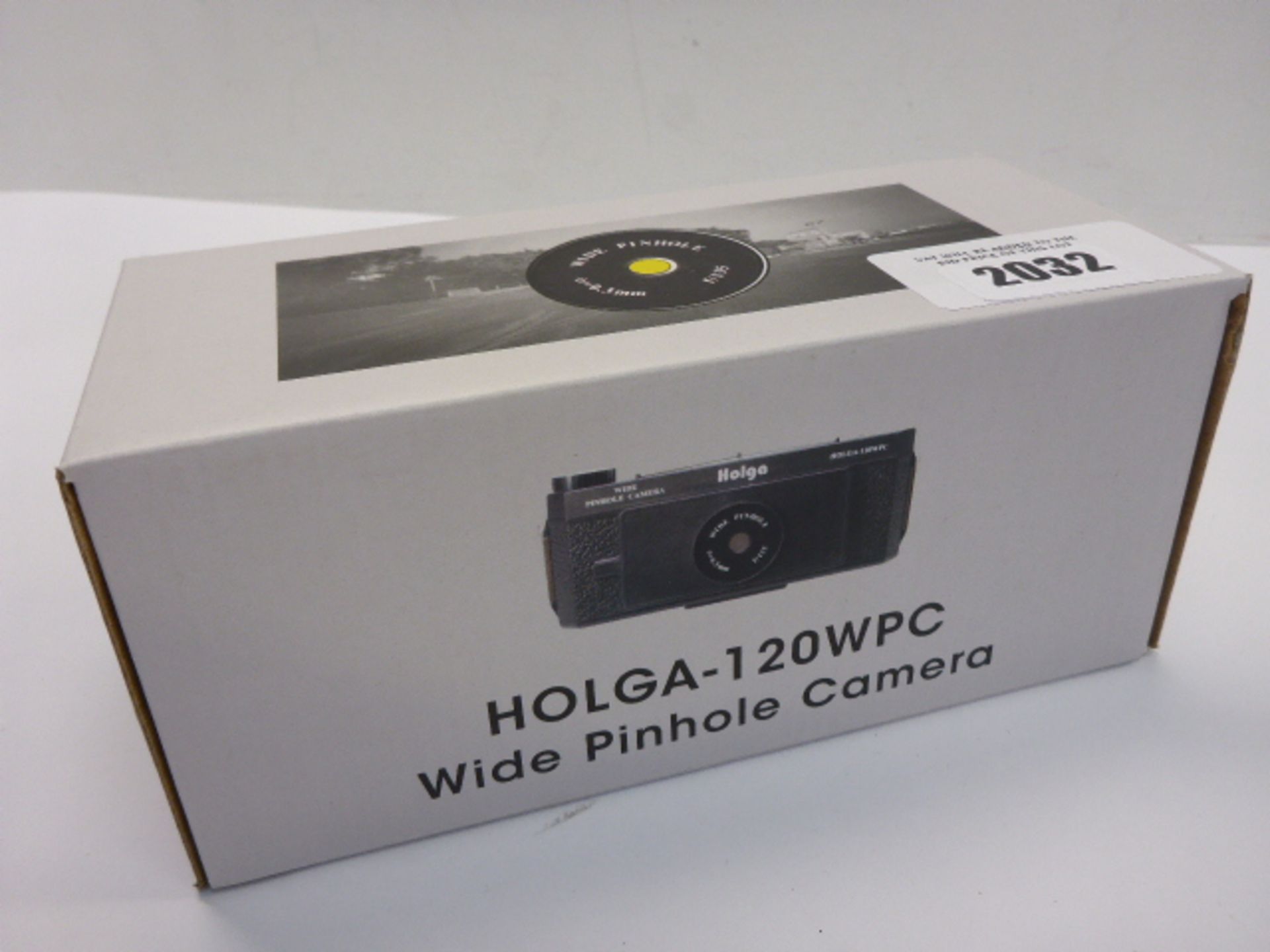 Holga-120wpc Wide pinhole camera boxed.