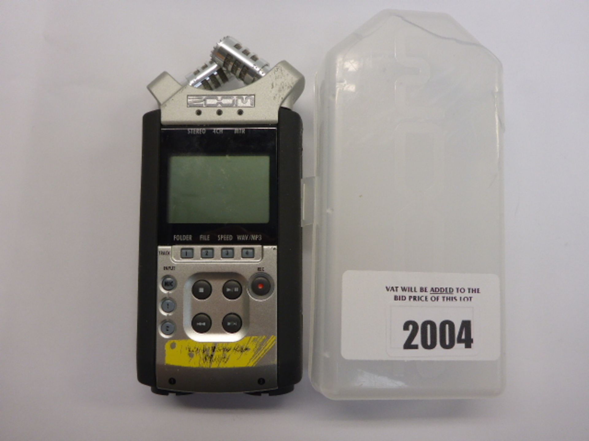 Zoom corporation Model H4n personal recording device.