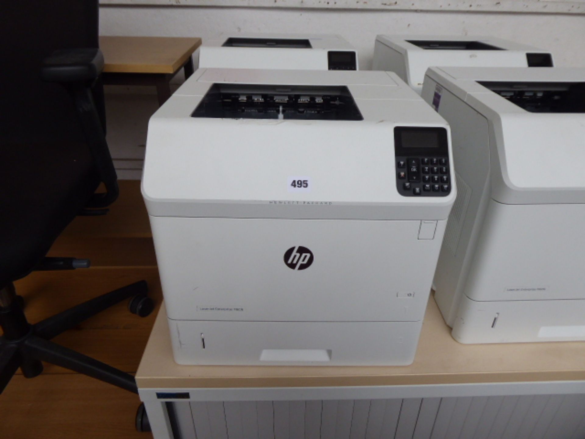 2 HP LaserJet Enterprise M606 printers