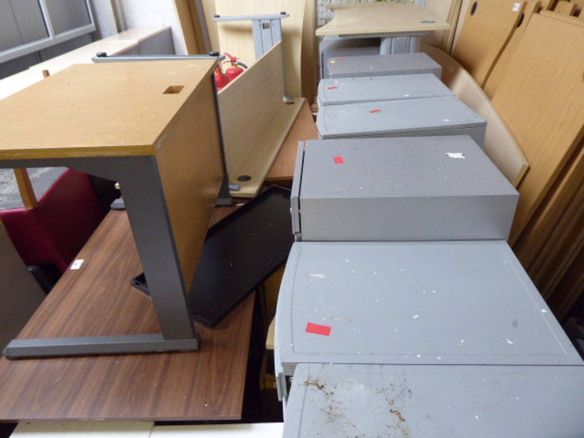 Large quantity of flat packed office furniture - Image 2 of 3