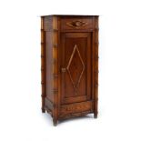 A late 19th/early 20th century ash pot cupboard,
