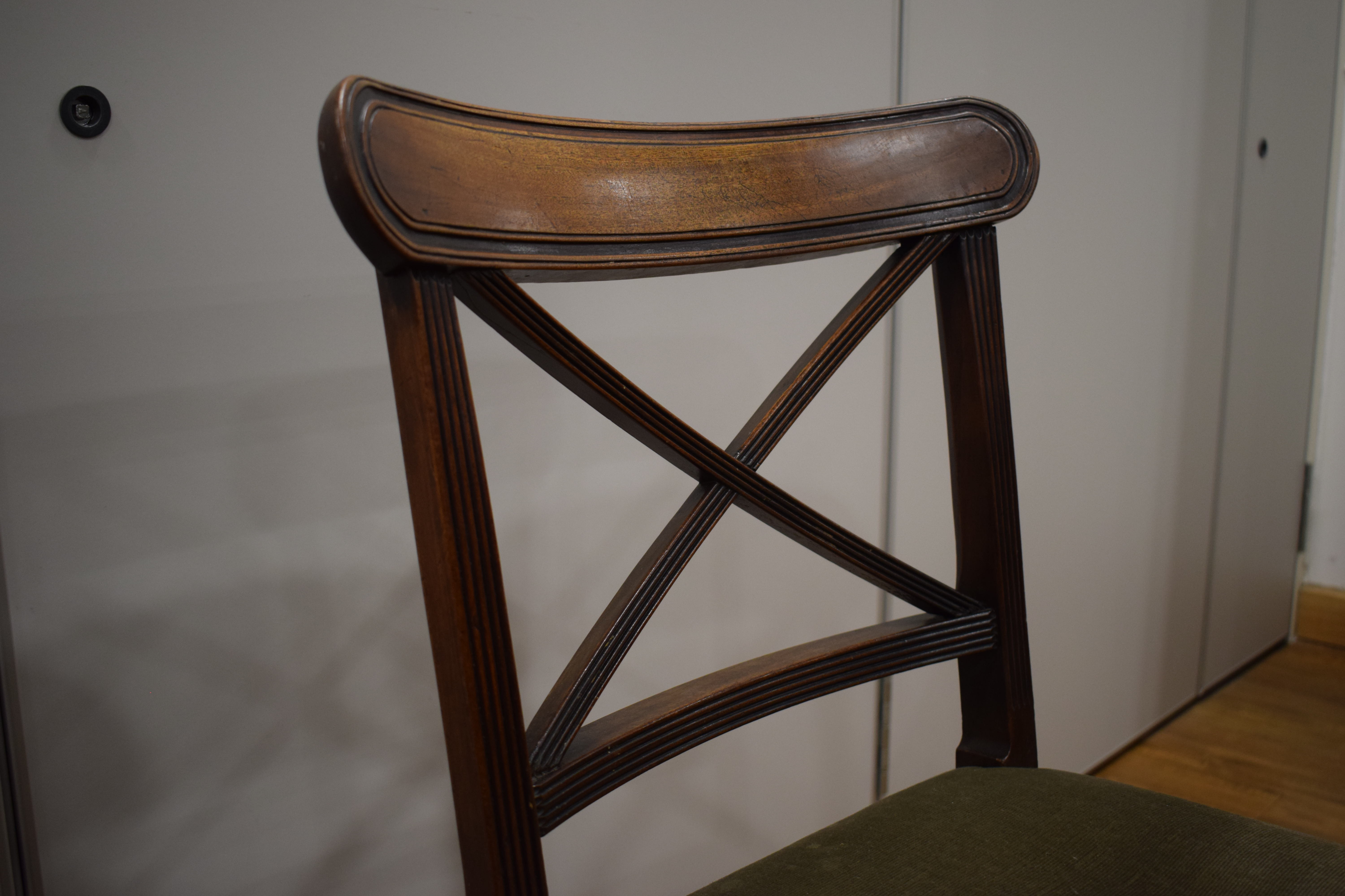 A set of eight Regency mahogany dining chairs, - Image 25 of 31