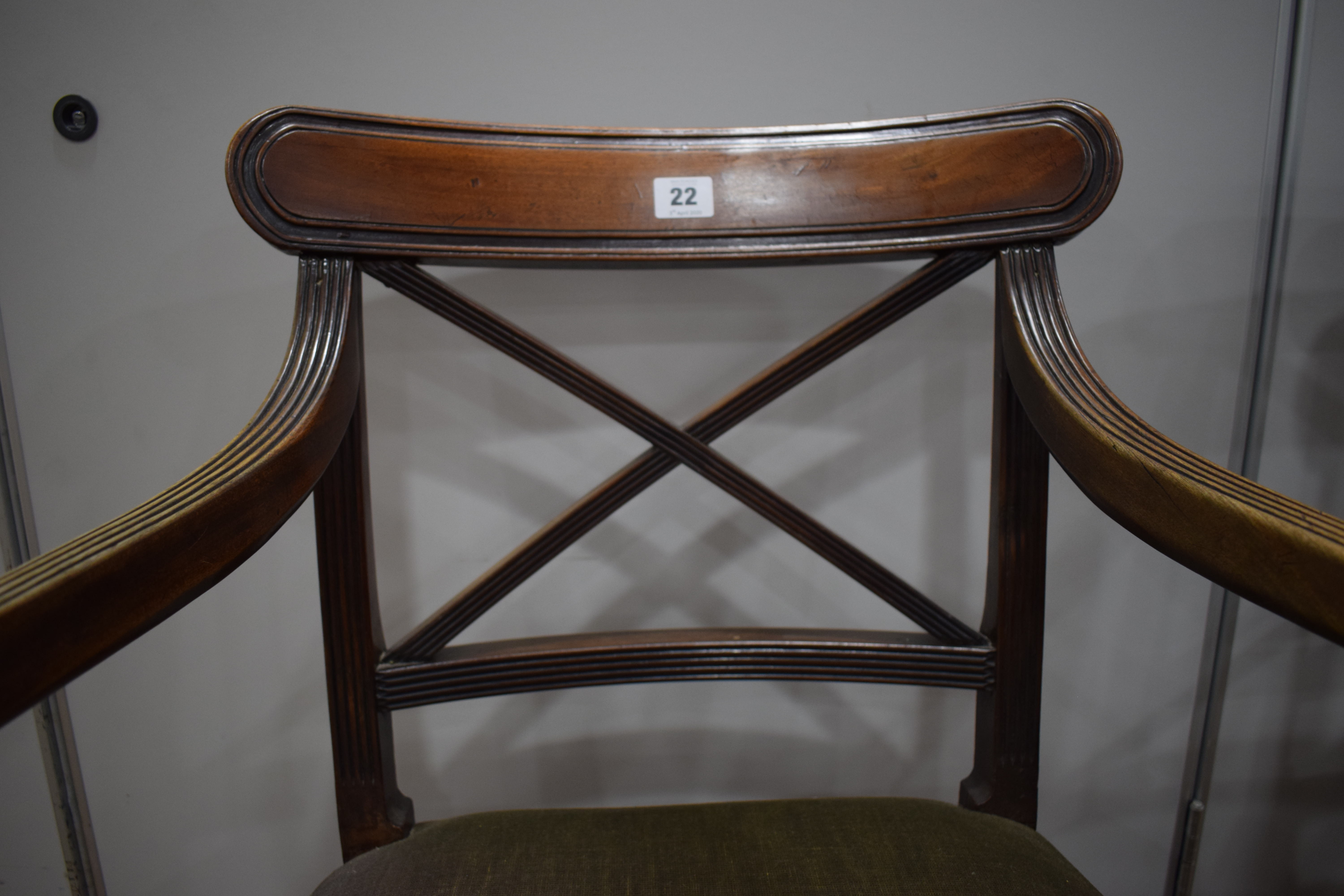 A set of eight Regency mahogany dining chairs, - Image 17 of 31