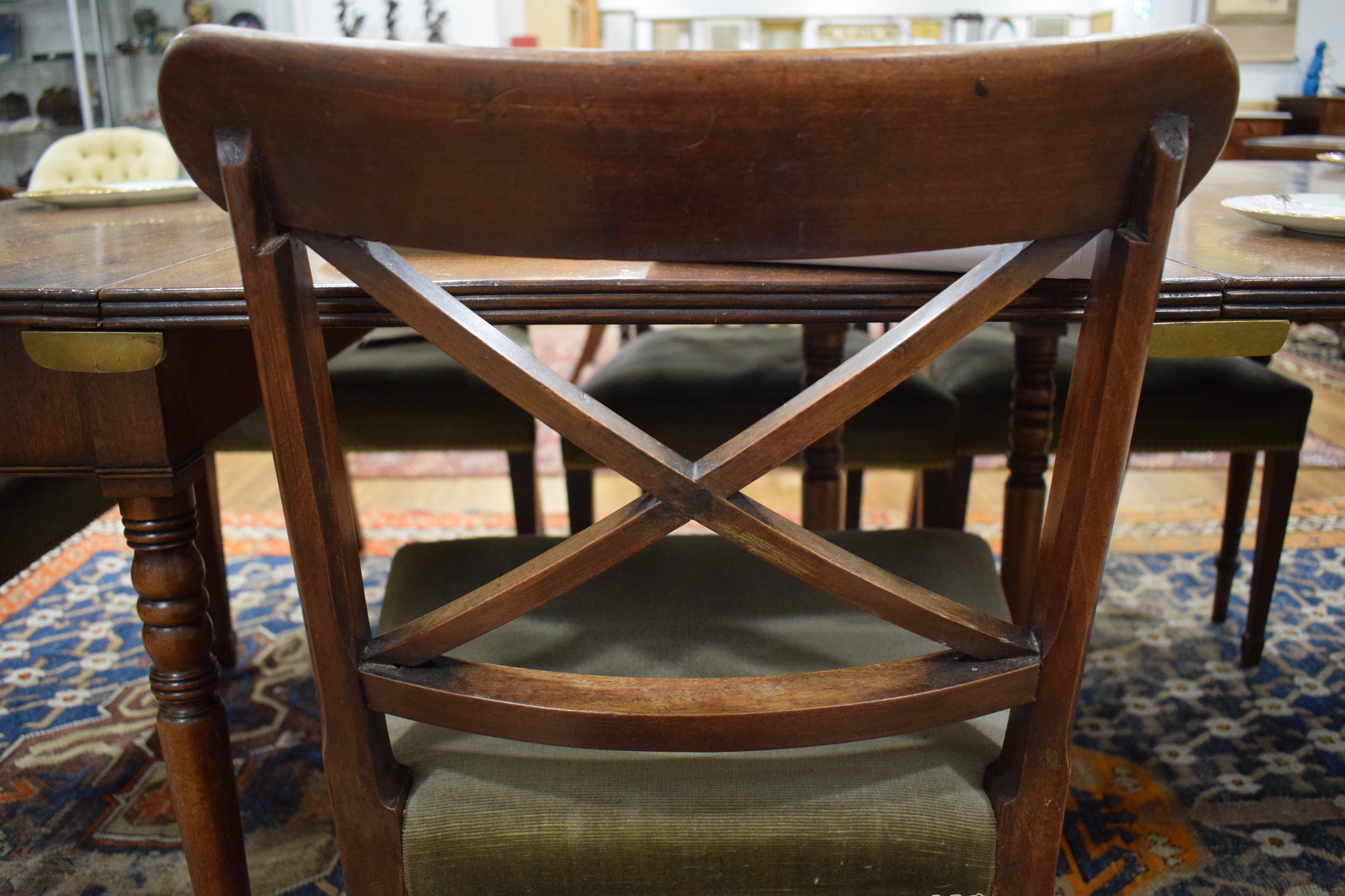 A set of eight Regency mahogany dining chairs, - Image 21 of 31