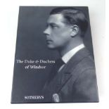 The Sotheby`s catalogue for The Duke & Duchess of Windsor sale, Sept. 1997.