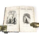 Charles Dickens : Little Dorrit, 1857. 1st. Edition in book form, 1st. State indicators. Royal 8vo.