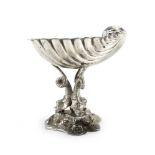 An early 20th century silver plated dish,