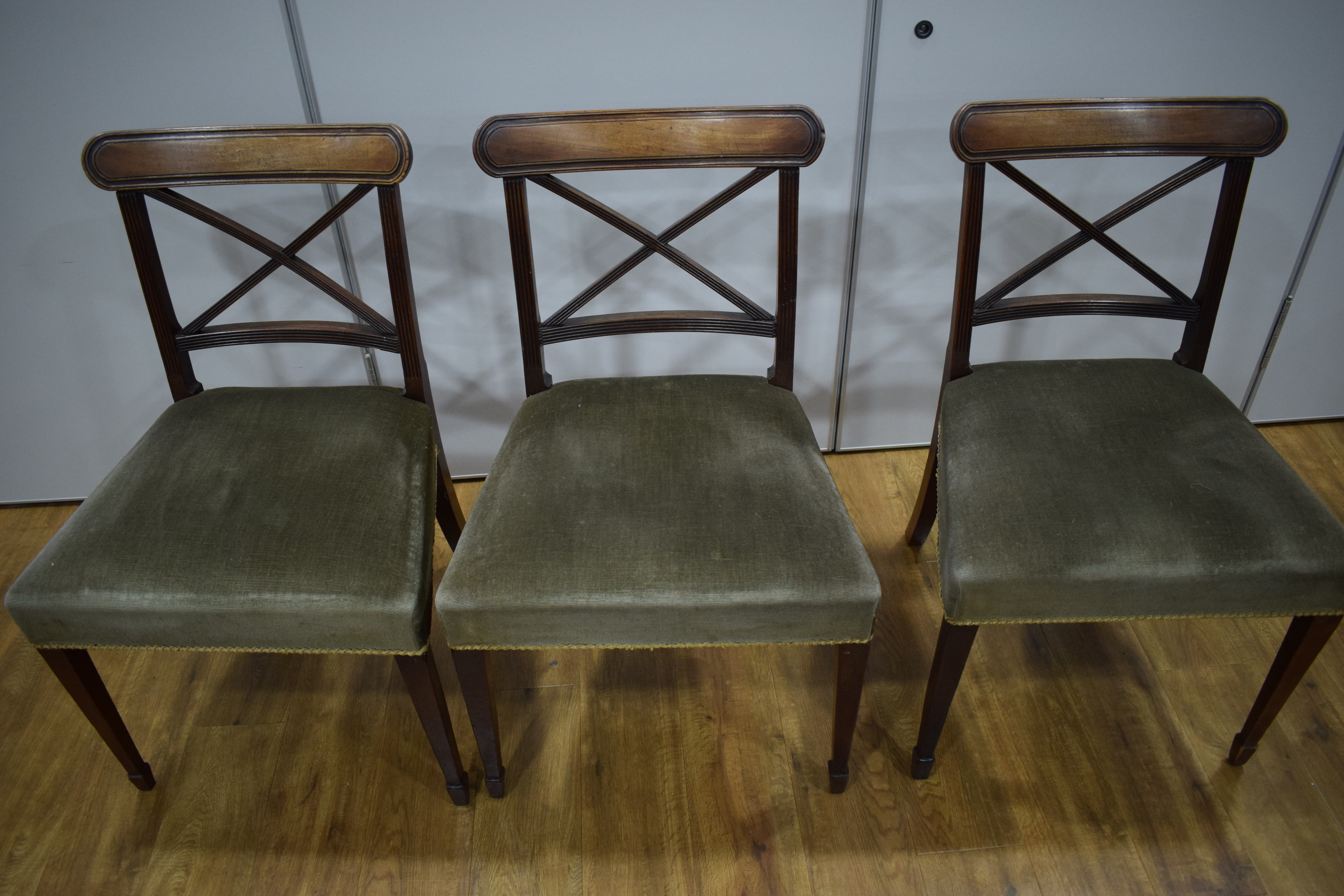 A set of eight Regency mahogany dining chairs, - Image 29 of 31