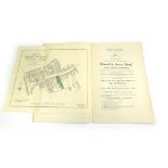 Estate Auction Catalogue for Freehold Properties in Hertford, 1923.