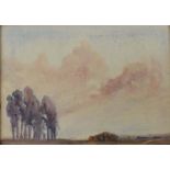 William Lee Hankey (1869-1952), An impressionist landscape, signed, watercolour, 14.