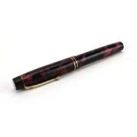 A De La Rue fountain pen with a 14ct gold Mont Blanc nib