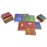 Bindings - A collectors leather and cloth, gilt, miscellany in a variety of book-size formats.