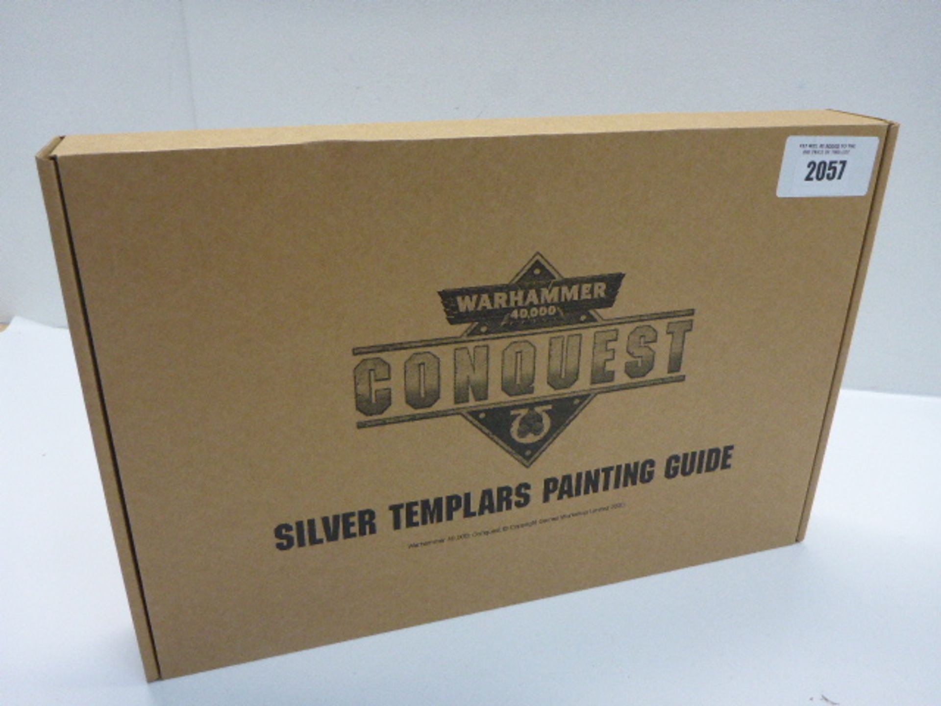 Warhammer 40,000 Conquest Silver Templars Painting Guide kit.