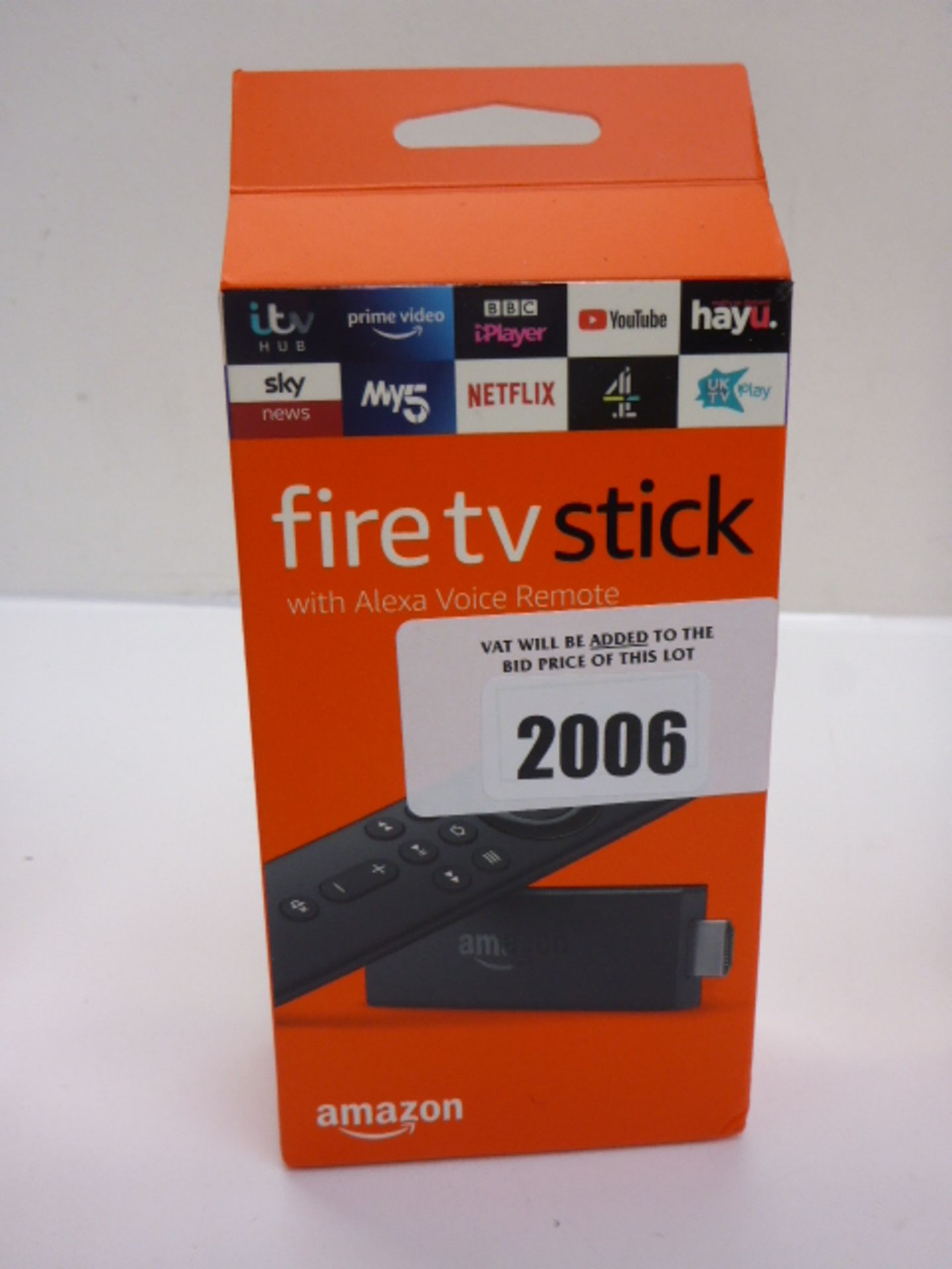 Amazon Fire tv stick boxed.