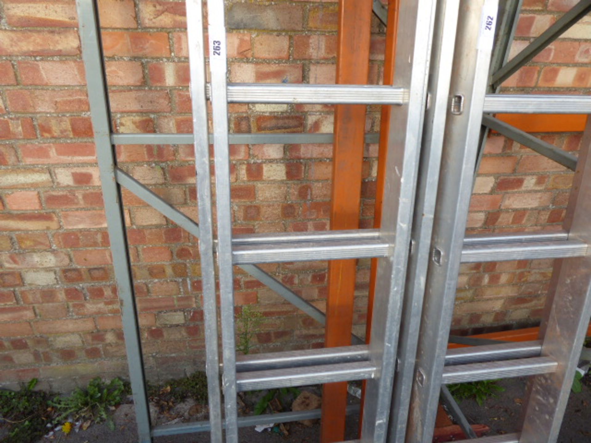 Youngman aluminium double extending ladder - Bild 2 aus 2