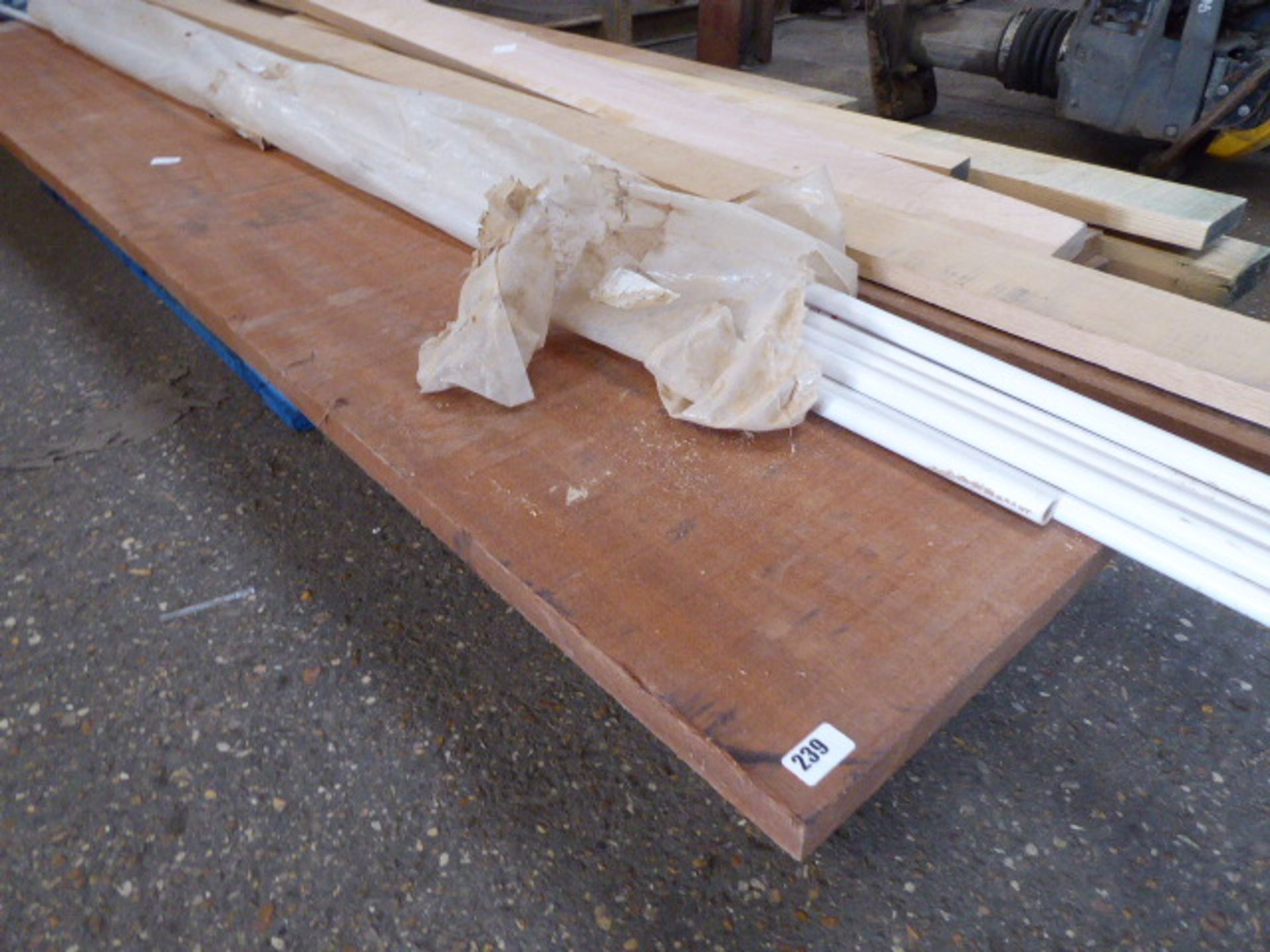 Large plank of Sapele timber