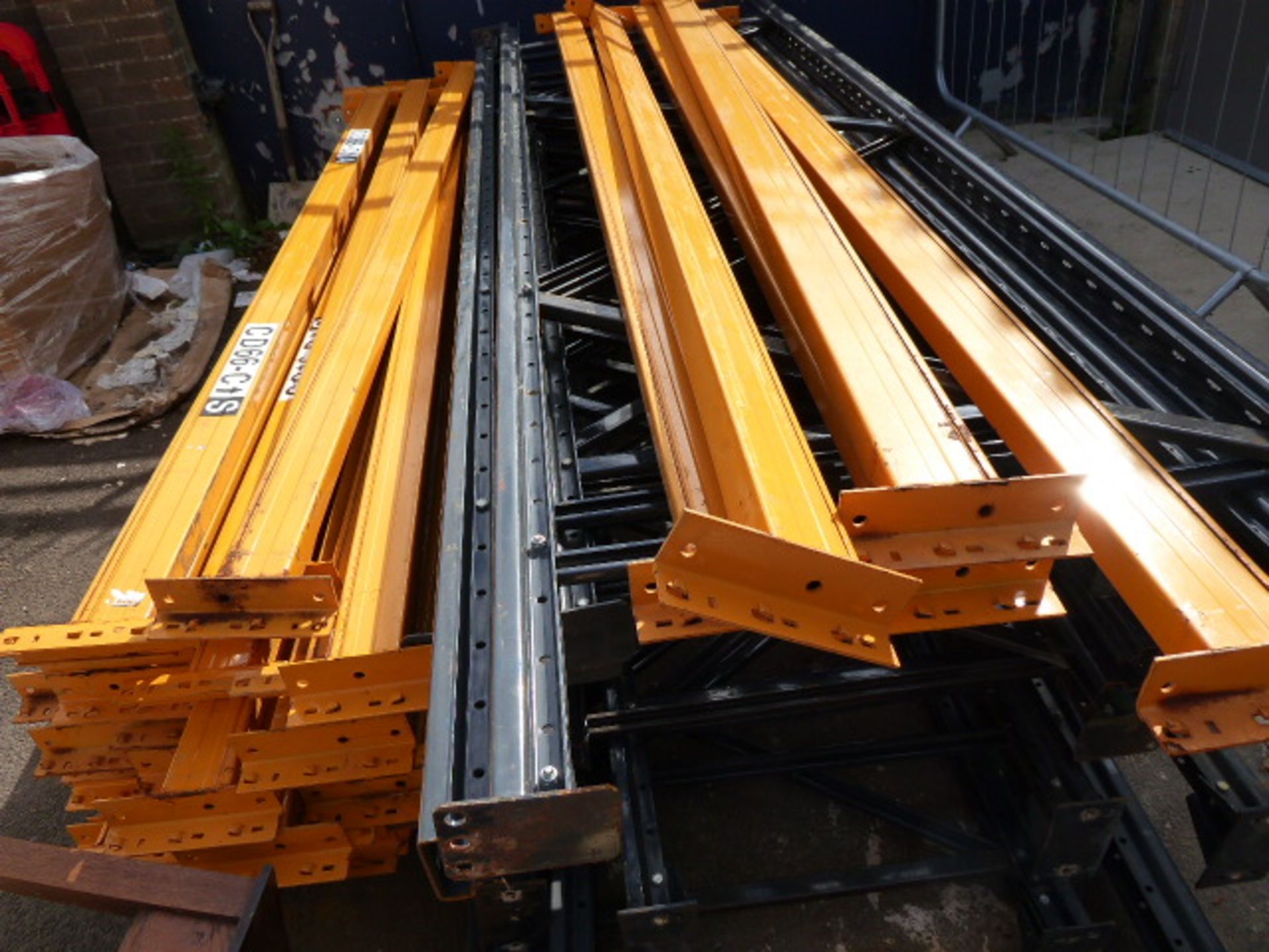 Link 51 S heavy duty boltless pallet racking incl. 13 3m uprights with approx. 45 2.7m cross beams - Bild 3 aus 5