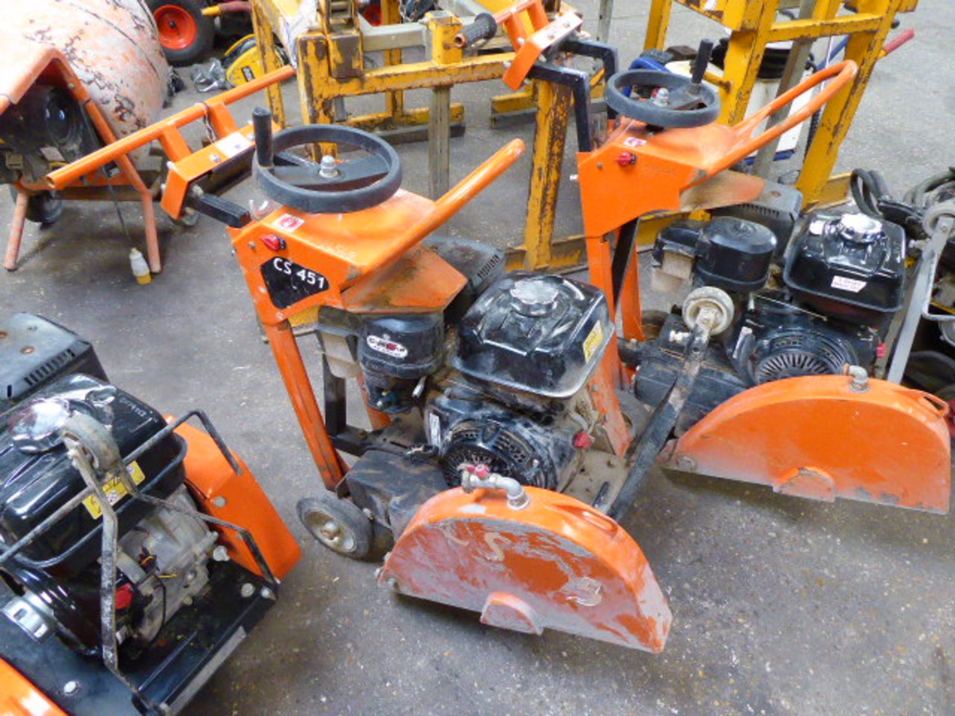 Clipper CS451 petrol engine floor saw (E324565)