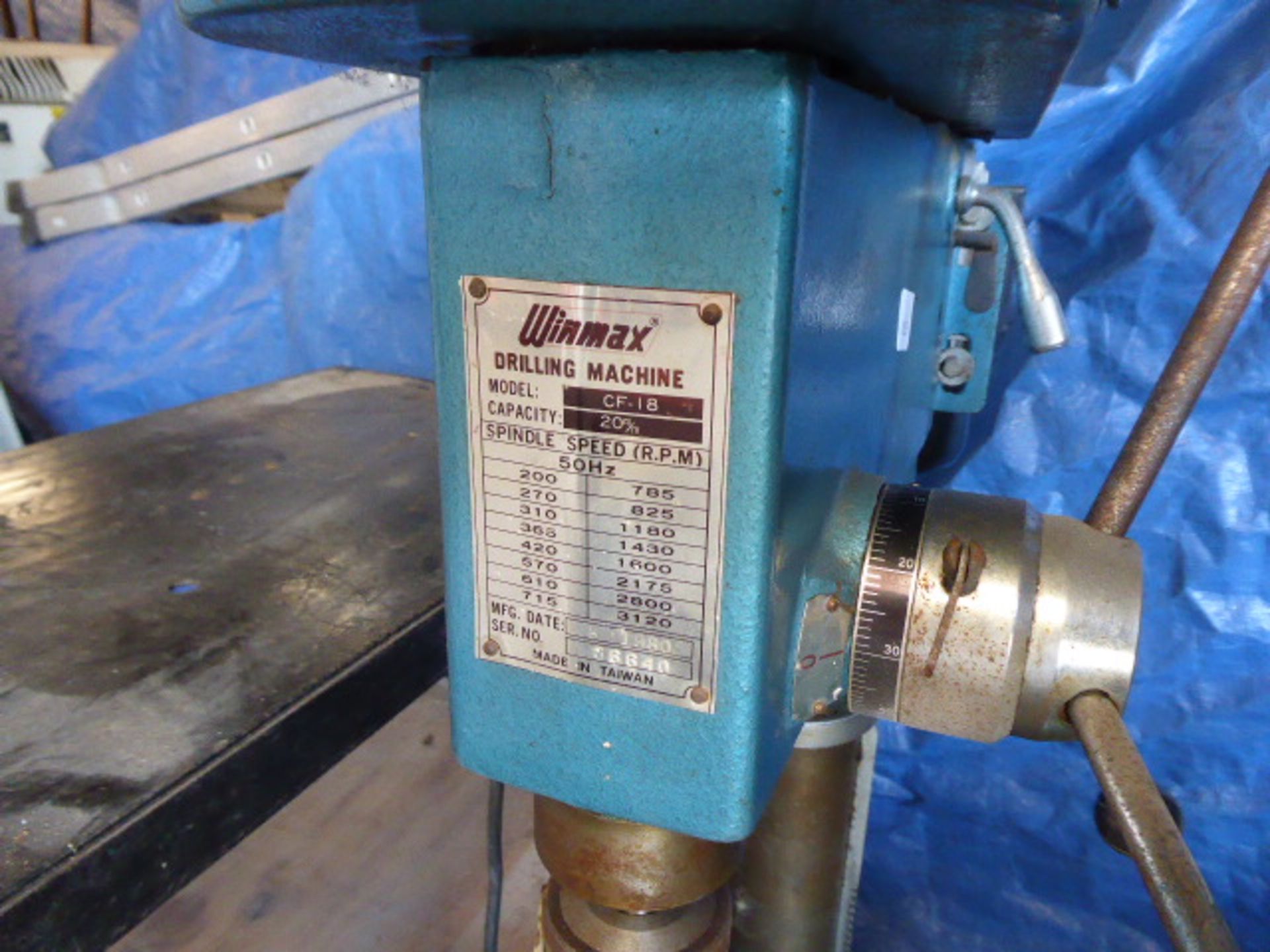 Winmax CF18 floor standing pillar drill - Image 3 of 4