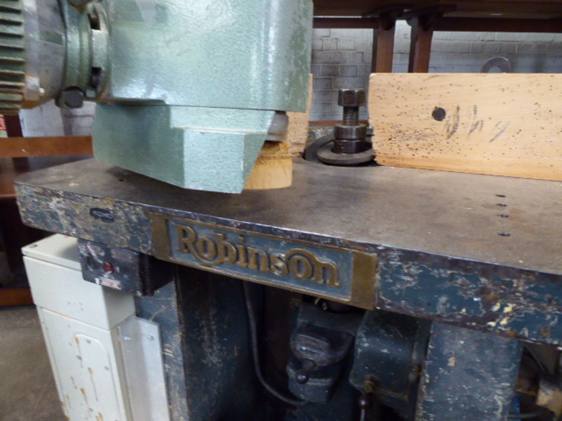 Robinson spindle moulder, type NC-T, 62, with Steff feeder, 3 phase - Image 2 of 5