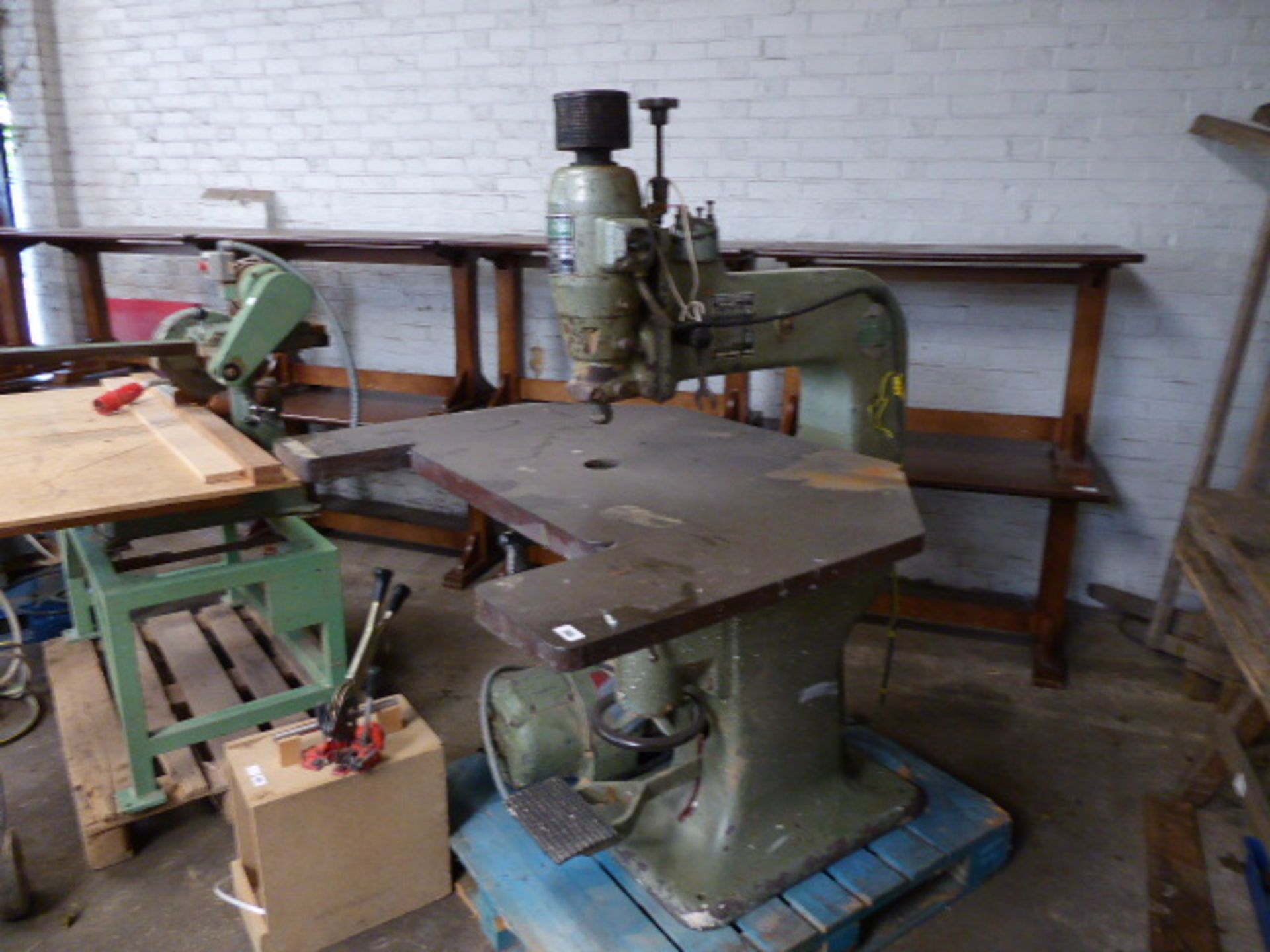 Interwood radial arm router, type OFN, 3 phase