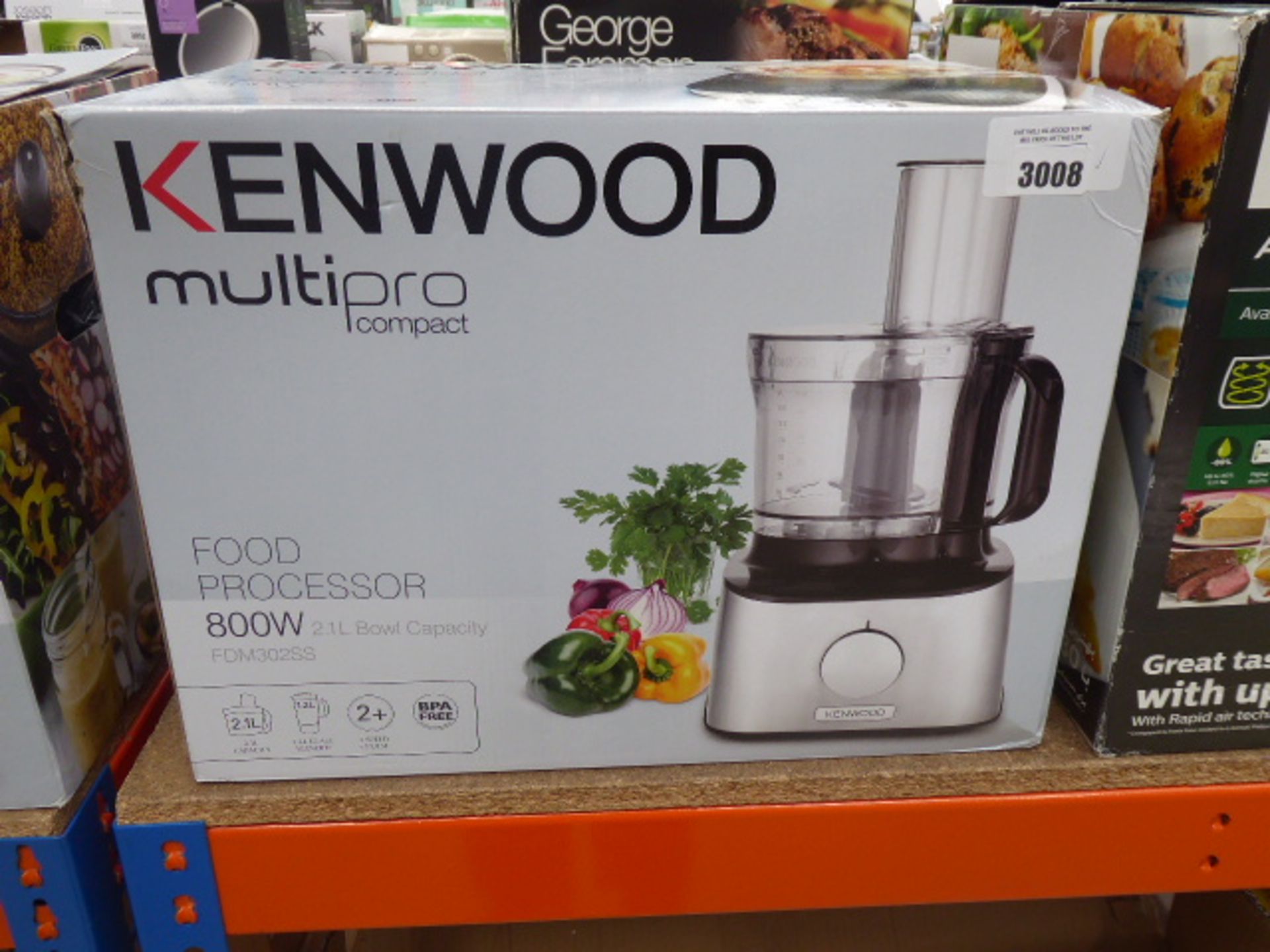 Boxed Kenwood food processor