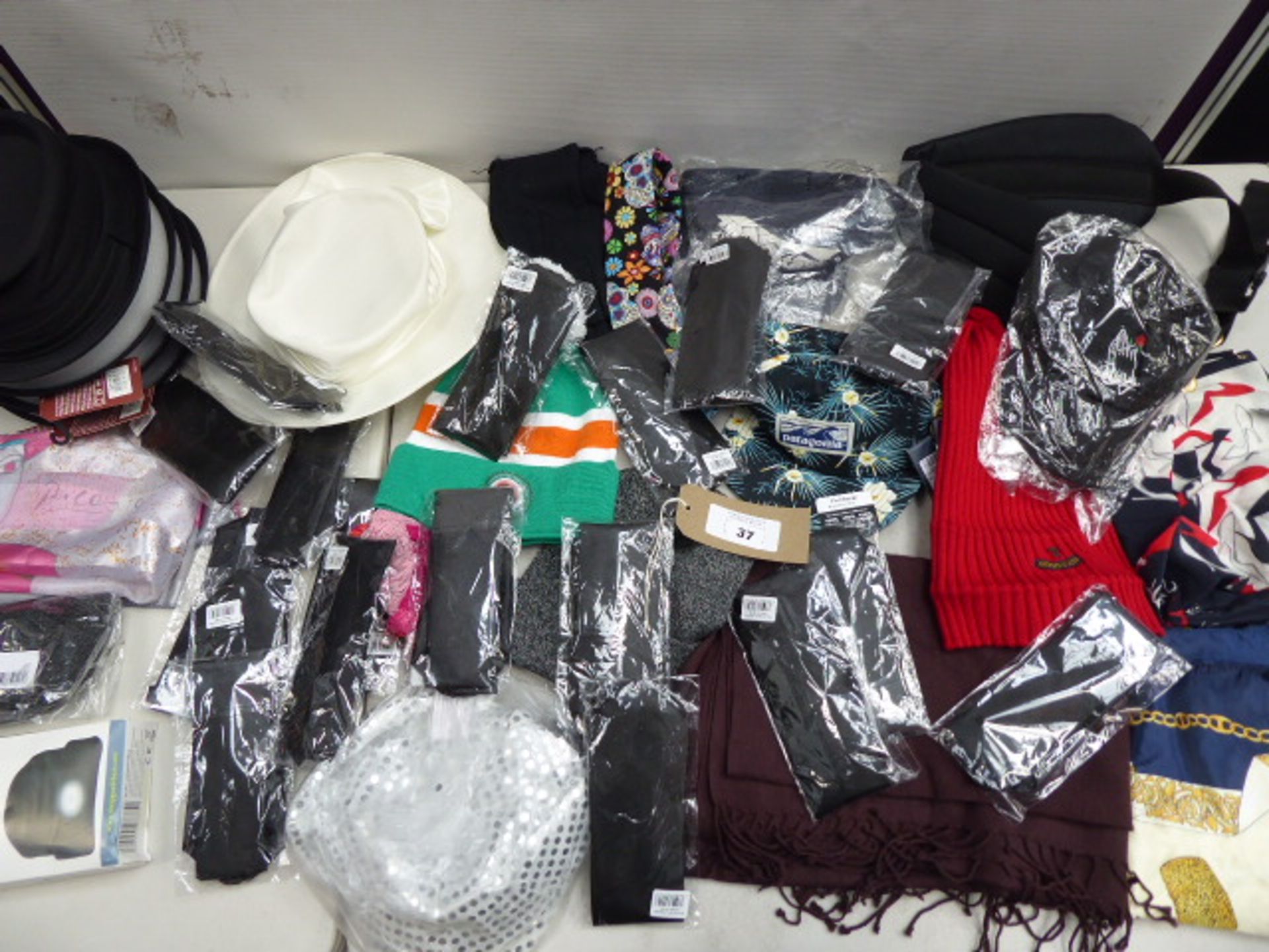 Quantity of accessories including hats, scarves, gloves and belts