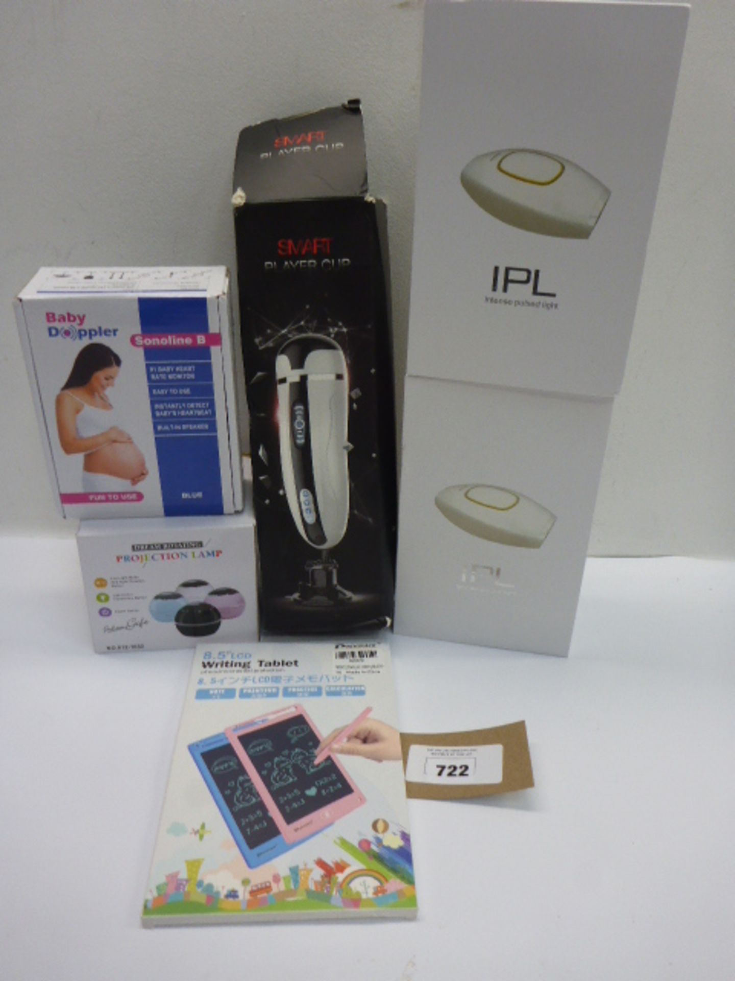 2 x IPL Intense pulsed light hair removal devices, Baby Doppler, Dream rotating projection lamp, LCD