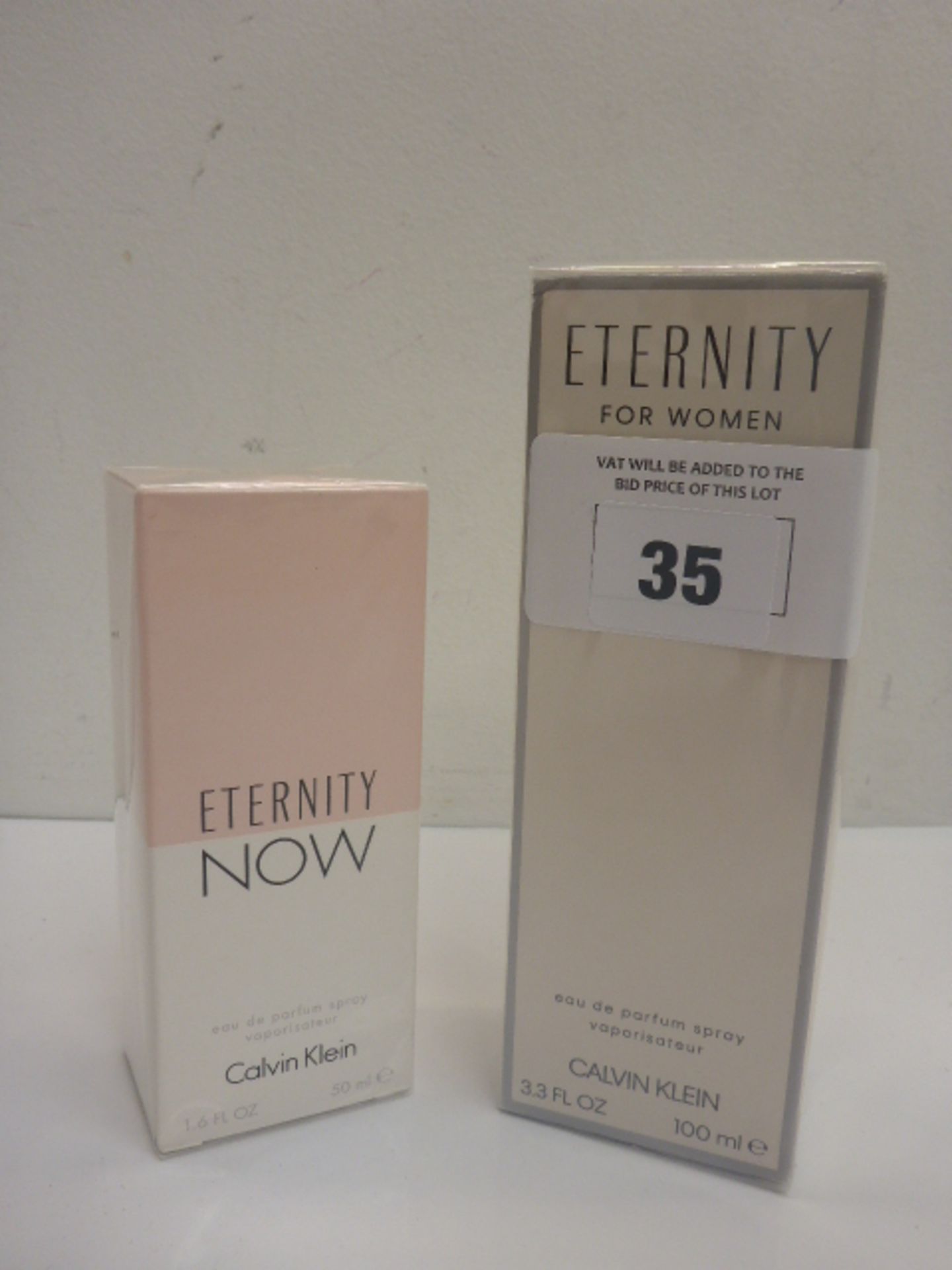 Calvin Klein eau de parfum : Eternity for women 100ml & Eternity Now 50ml