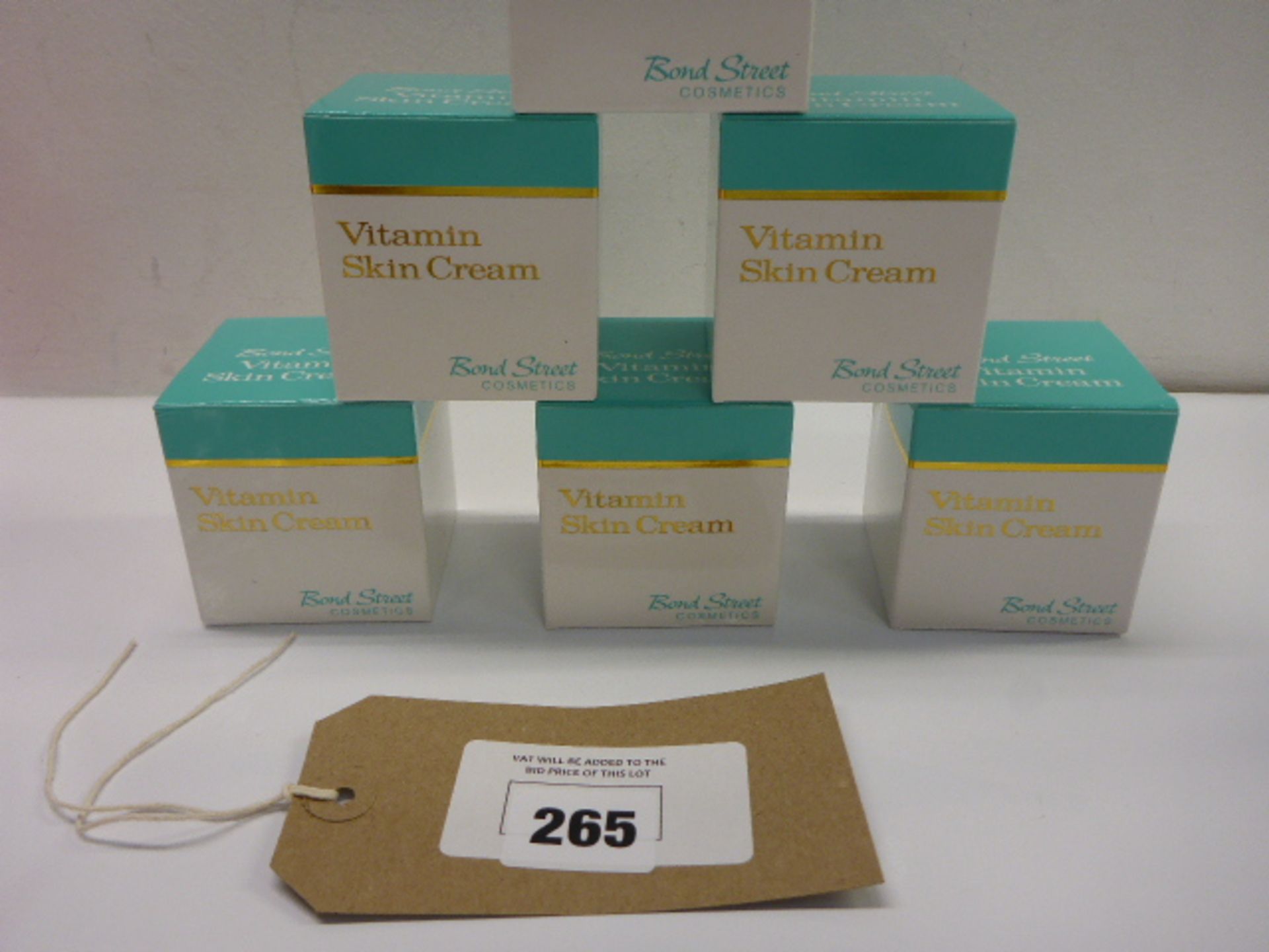 6 x Bond Street Vitamin skin creams 75ml