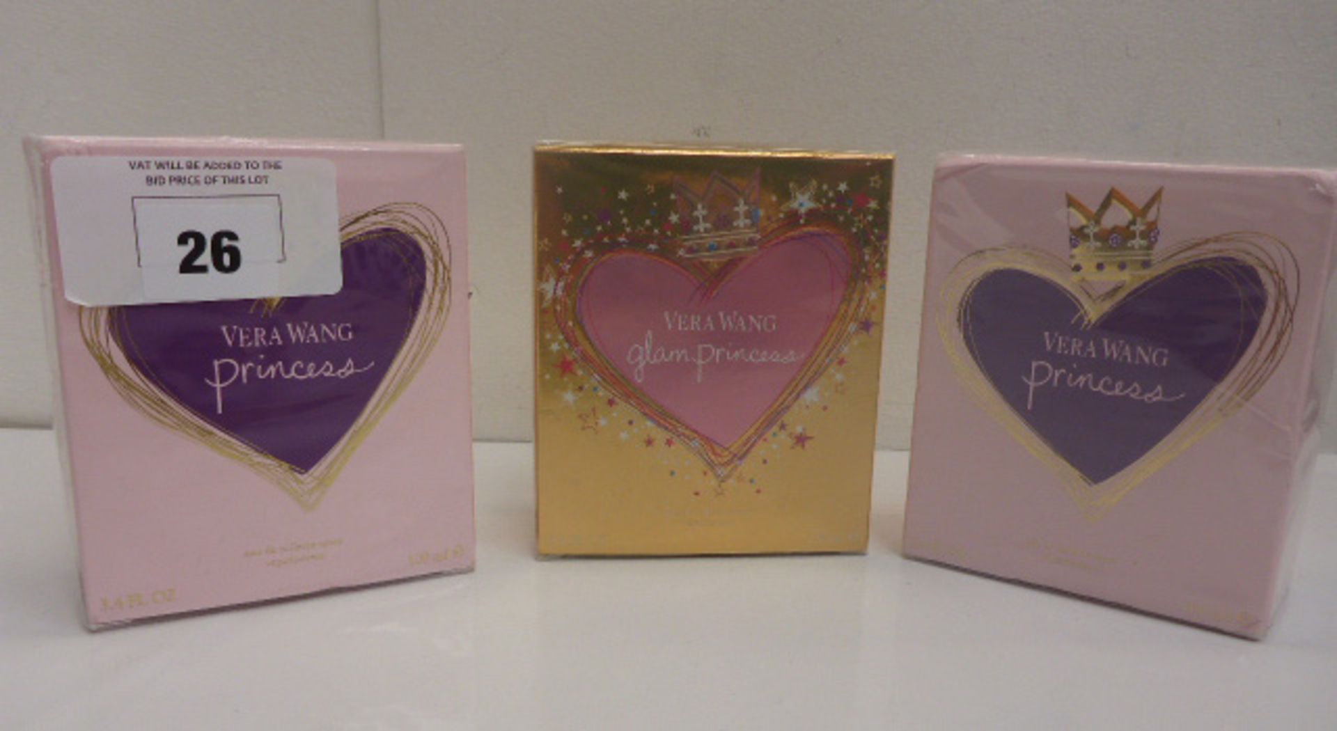 2 x Vera Wang Princess eau de toilette 100ml & Vera Wang Glam Princess eau de toilette 100ml