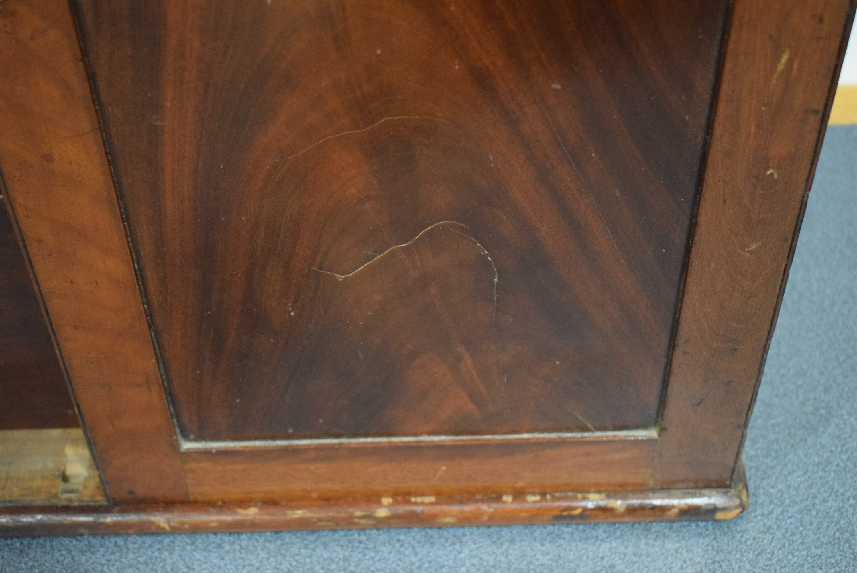 A 19th century mahogany table cabinet, the pair of doors enclosing an arrangement of twelve drawers, - Image 11 of 21