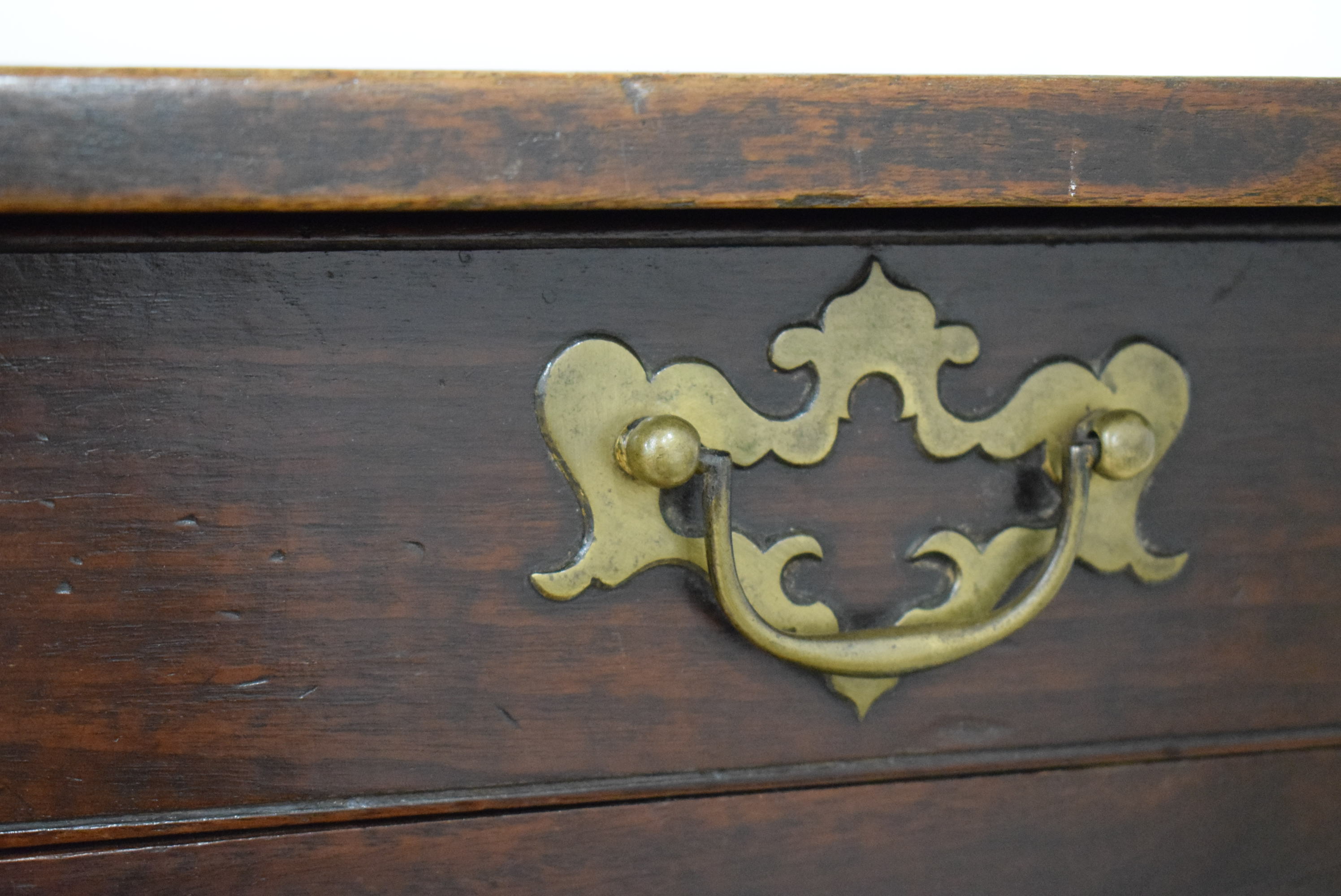 An 18th century Cuban mahogany side/tea table, the folding surface over a single frieze drawer, - Image 20 of 26