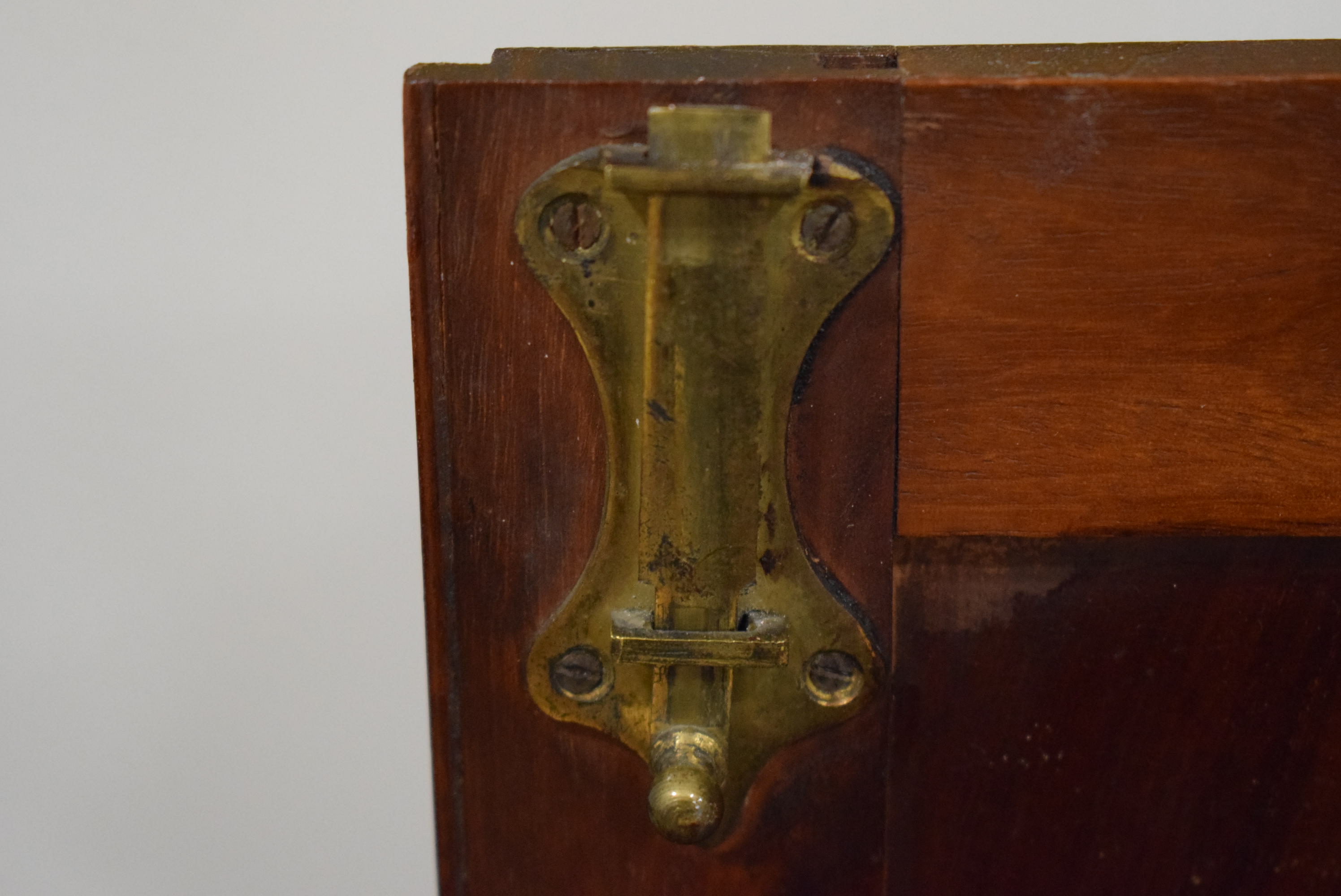 A 19th century mahogany table cabinet, the pair of doors enclosing an arrangement of twelve drawers, - Image 12 of 21