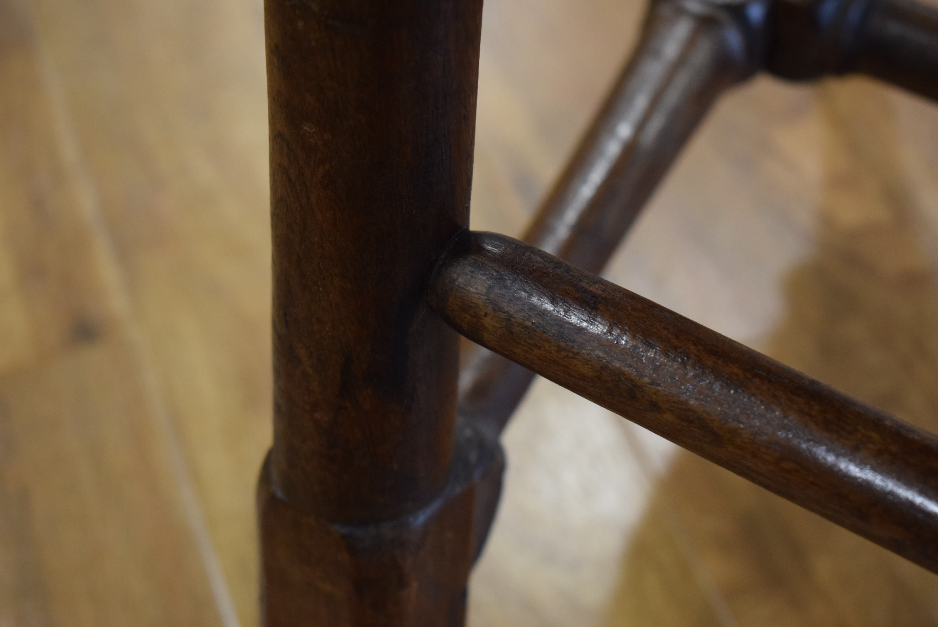 An 18th century Welsh oak side chair with a wheel back, c. - Image 13 of 34