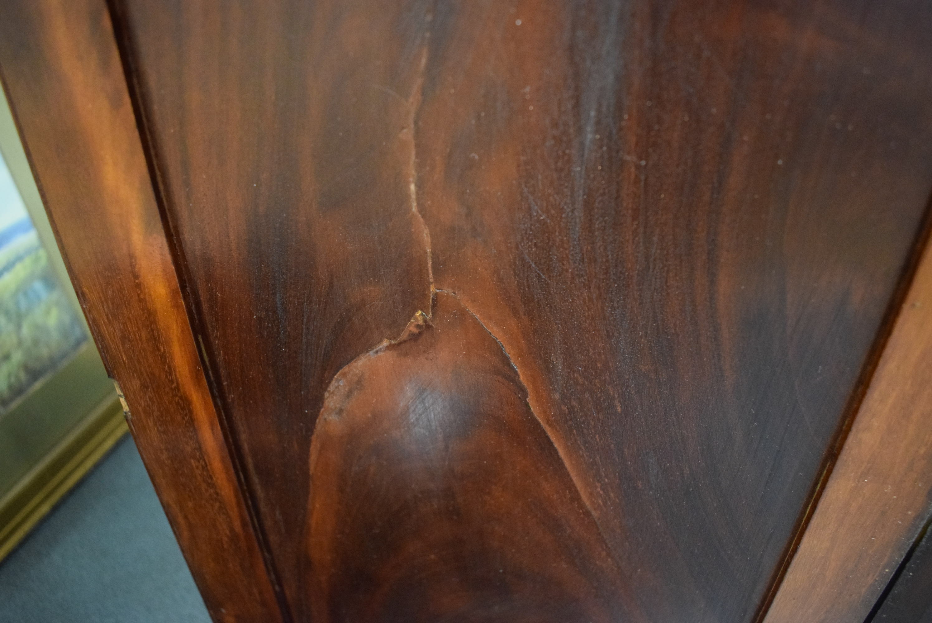 A 19th century mahogany table cabinet, the pair of doors enclosing an arrangement of twelve drawers, - Image 13 of 21