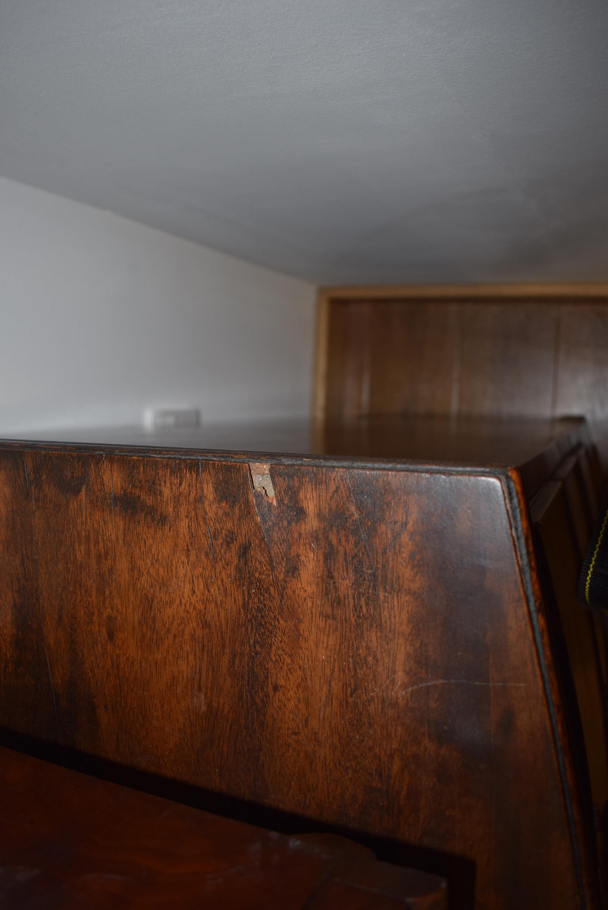 A 19th century mahogany bow fronted chest of two over two drawers on splayed feet, w. - Image 14 of 18