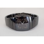 A ladies ceramic wristwatch by Rado,