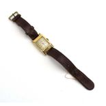 An early 20th century 9ct yellow gold manual wind wristwatch by Tissot,