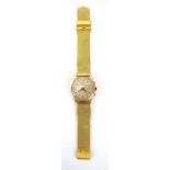 A gentleman's 18ct yellow gold cased 'Chronographe' wristwatch by Coresa,