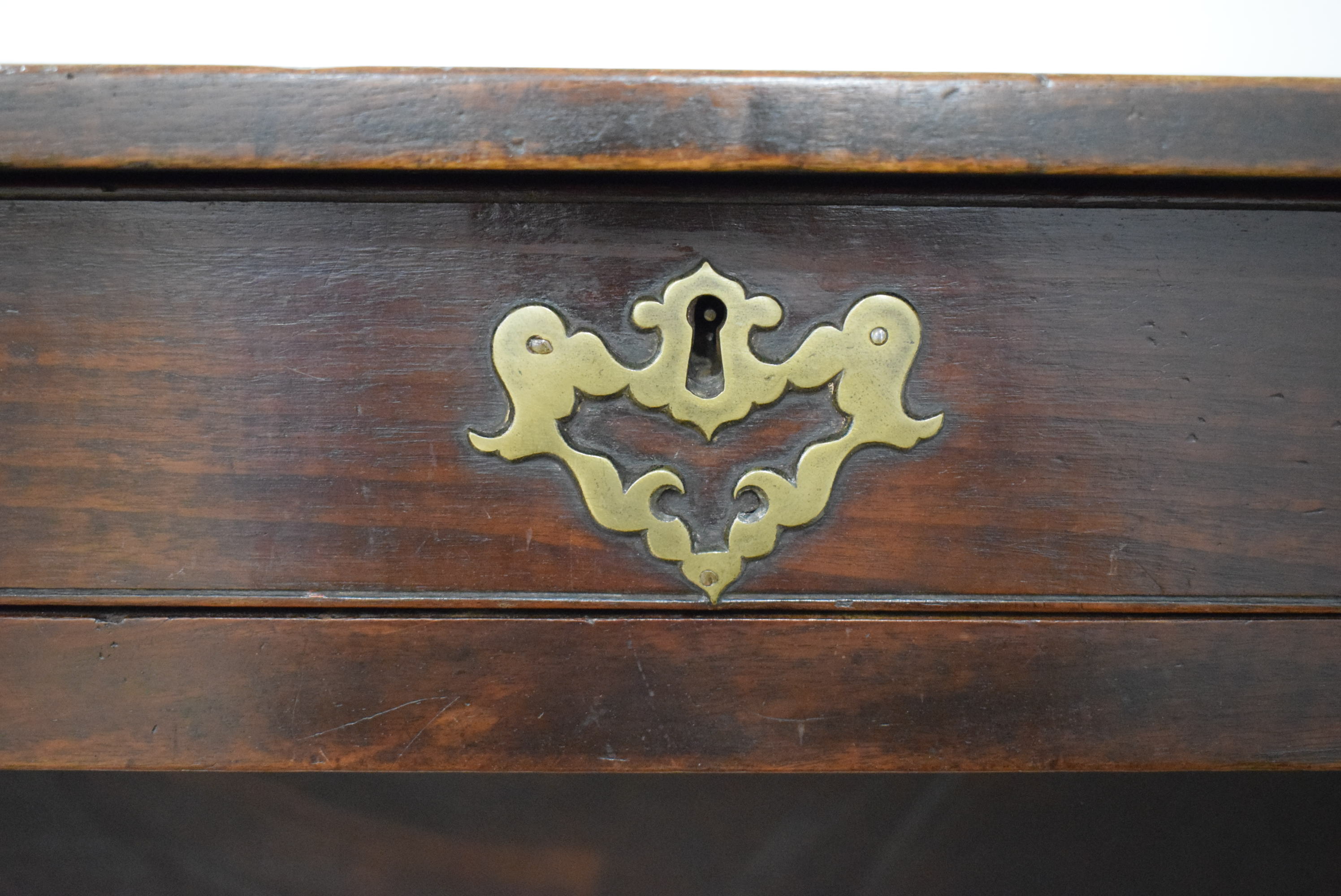 An 18th century Cuban mahogany side/tea table, the folding surface over a single frieze drawer, - Image 22 of 26